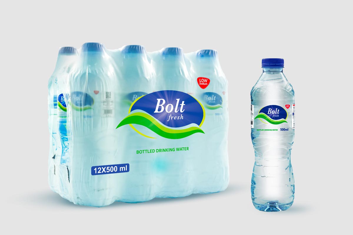 Bolt Fresh 500ml x 12 Bottled Drinking Water