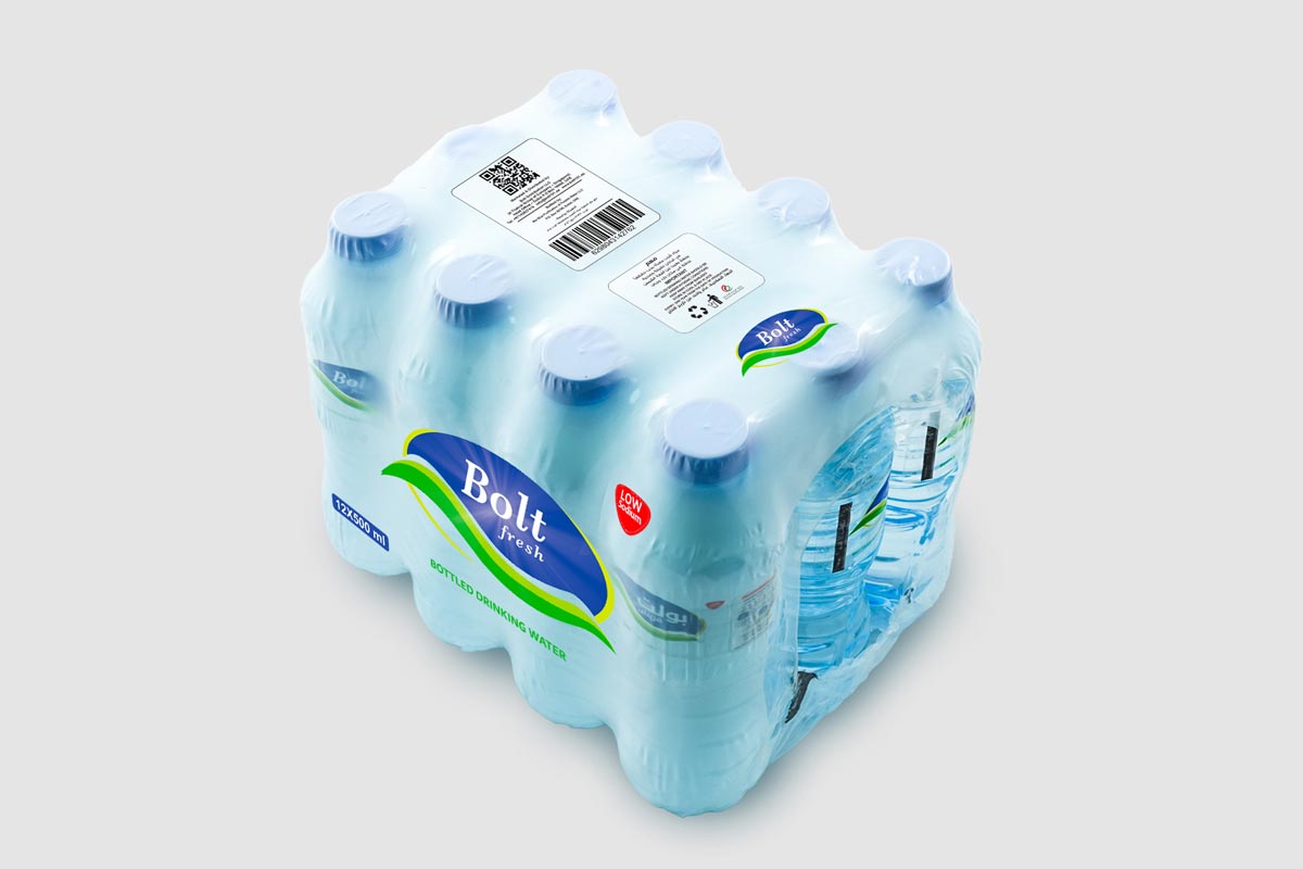 Bolt Fresh 500ml x 12 Bottled Drinking Water